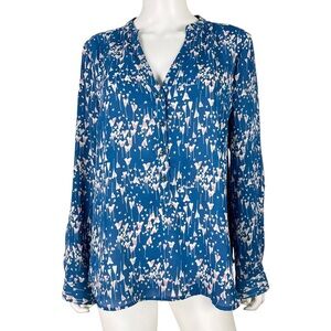 NWOT LAUREN CONRAD Heart Print Blouse